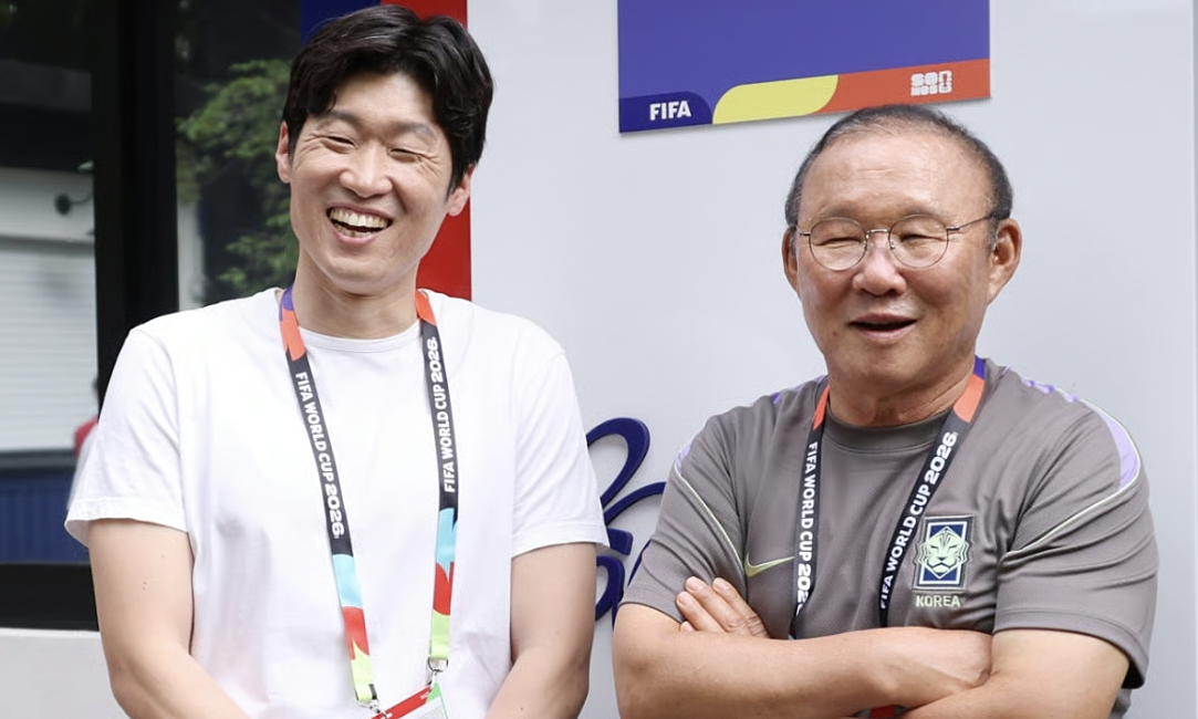 Ông Park Hang-seo tái ngộ Park Ji-sung trước thềm World Cup 2026 - hình ảnh - vipqq88.com